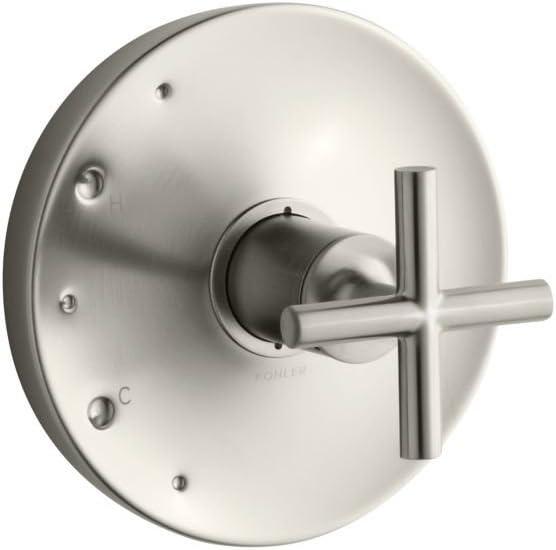 Purist Kohler Rite-Temp Valve Trim with Cross Handle