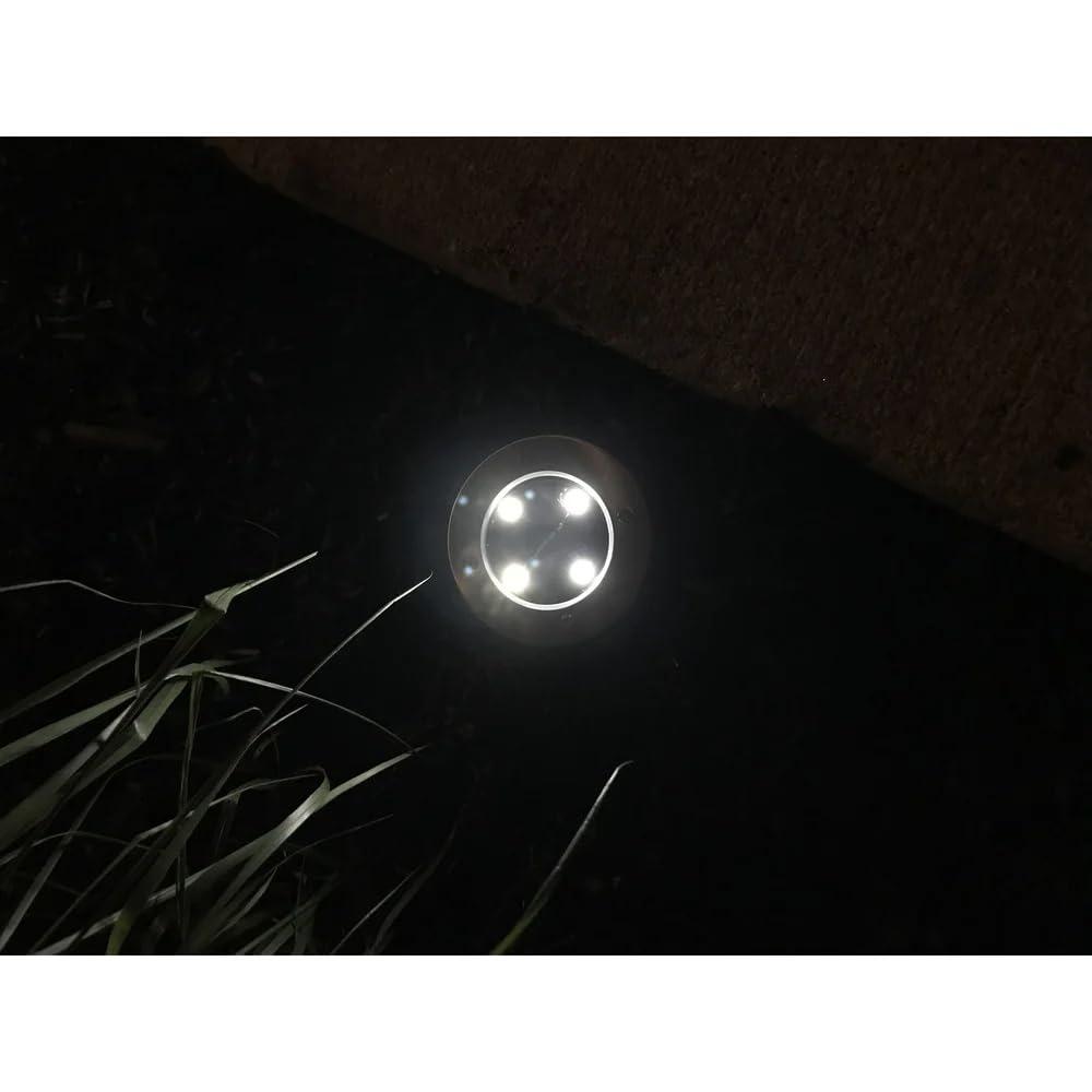 4 Pack Solar Outdoor Light - Wireless Patio Garden Landscape Lamp