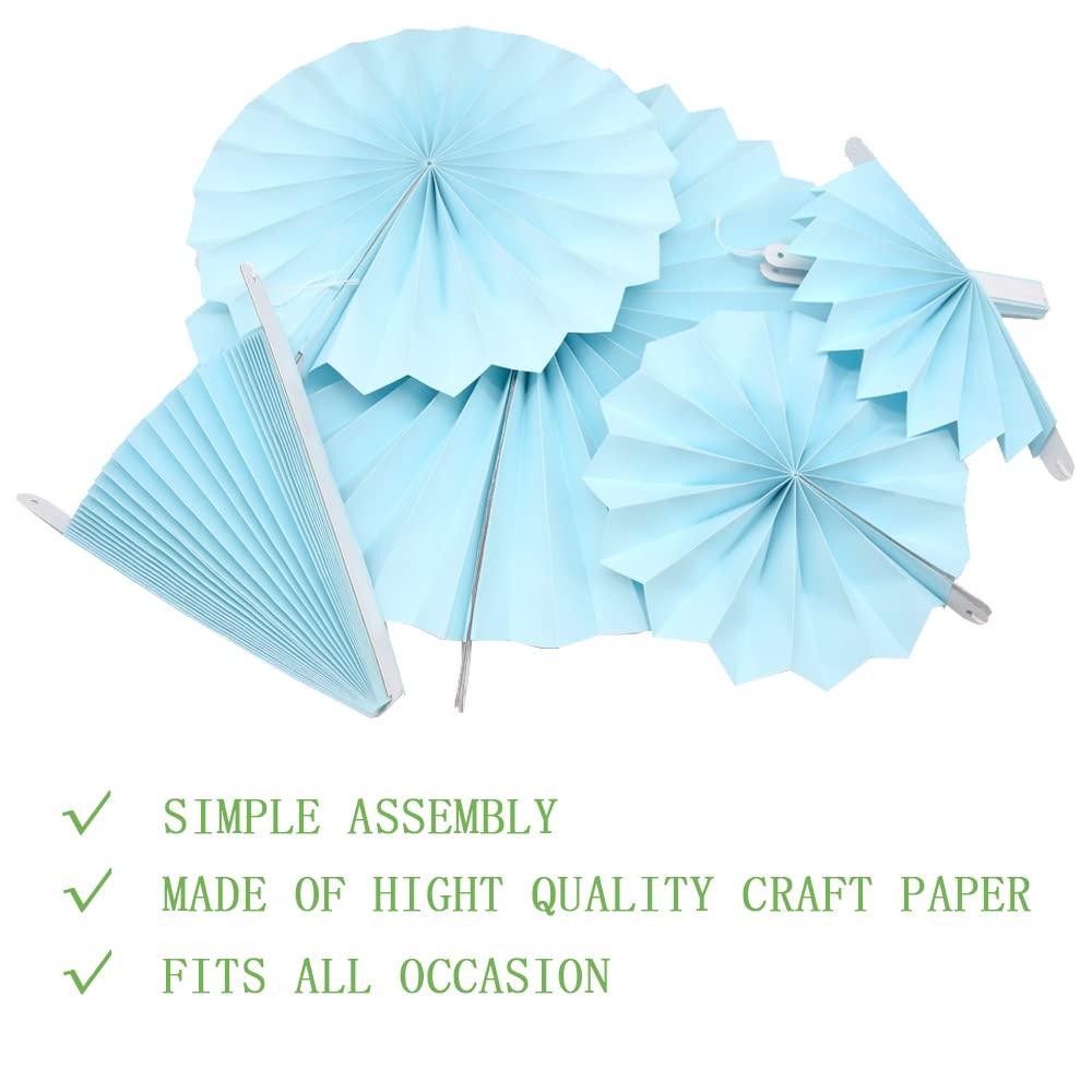 Wmenjiazihan 1 Clearance Hanging Paper Fans Party Set Silver Round Pattern Paper Garlands Decoration For Birthday Shower Graduation Retirement Set Of 6 Inverted Wobbler