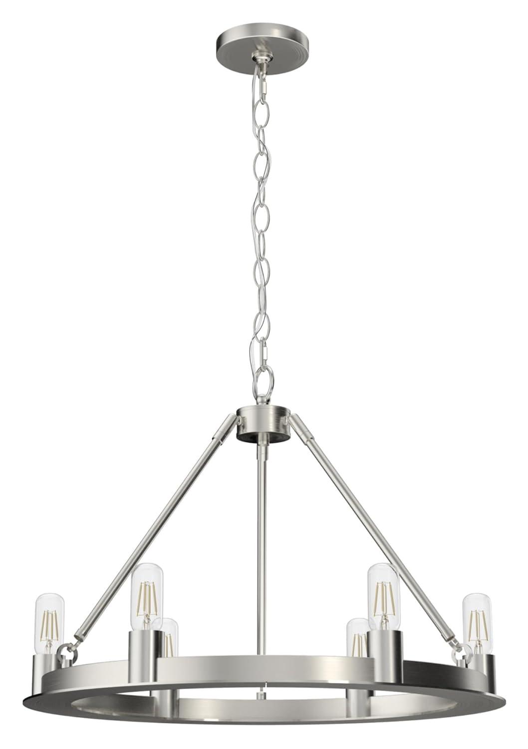 Hunter Saddlewood 6 Light Chandelier Ceiling Light Fixture