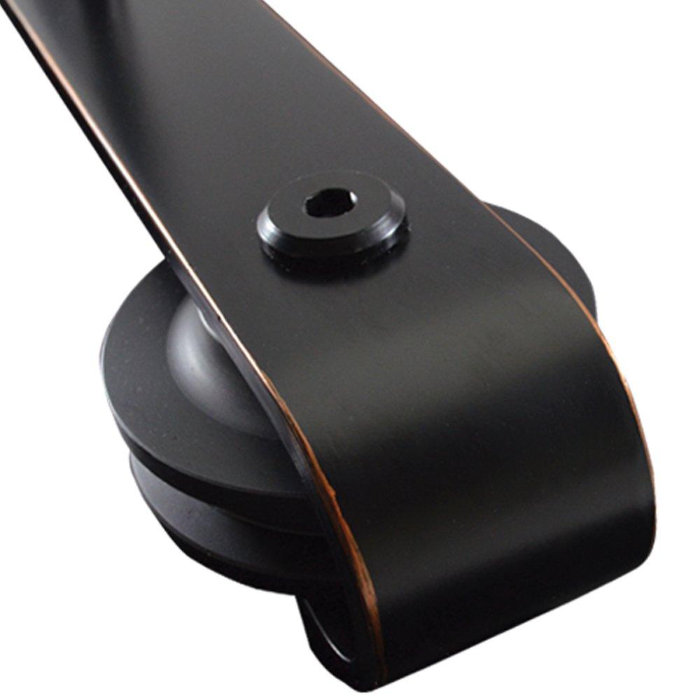 National Door Company, Barn Door Kit Door & Hardware, MDF, 84" x 84", 4-Lite Frosted, Frosted Collection, Universal Handing