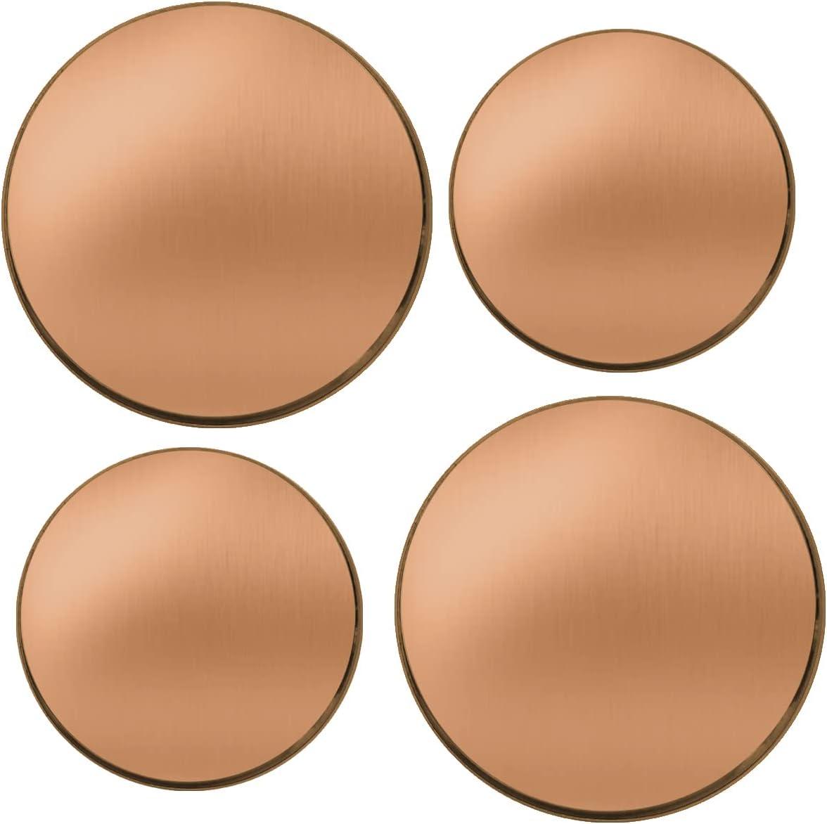 Reston Lloyd 4-Piece Electric Burner Cover Set, Copper