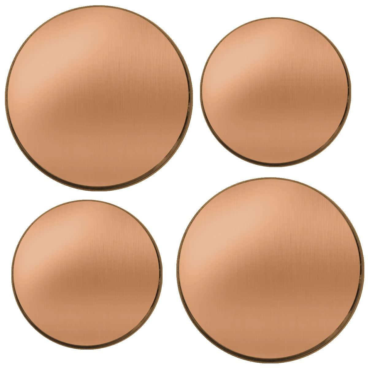 Reston Lloyd 4-Piece Electric Burner Cover Set, Copper