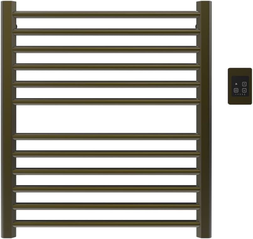 Brushed Bronze Stainless Steel Wall Mounted Towel Warmer