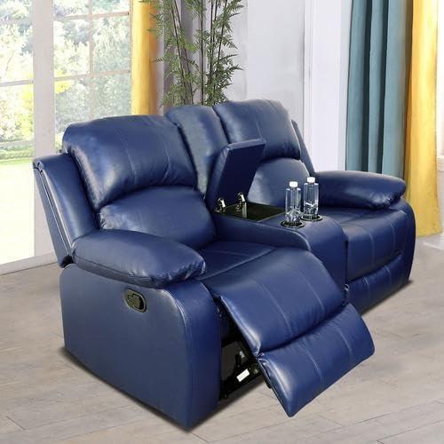 Wade Logan® Branscome 3 Piece Vegan Leather Manual Reclining Living Room Sofa Set