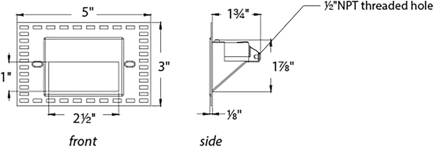 WAC Lighting White Integrated LED Metal Step Light