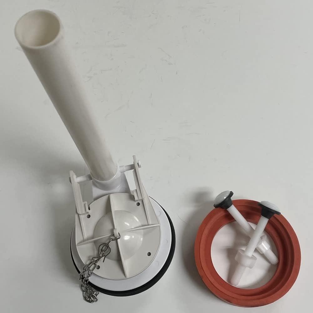 Universal Rubber Flush Valve Replacement Kit with Nylon Bolts
