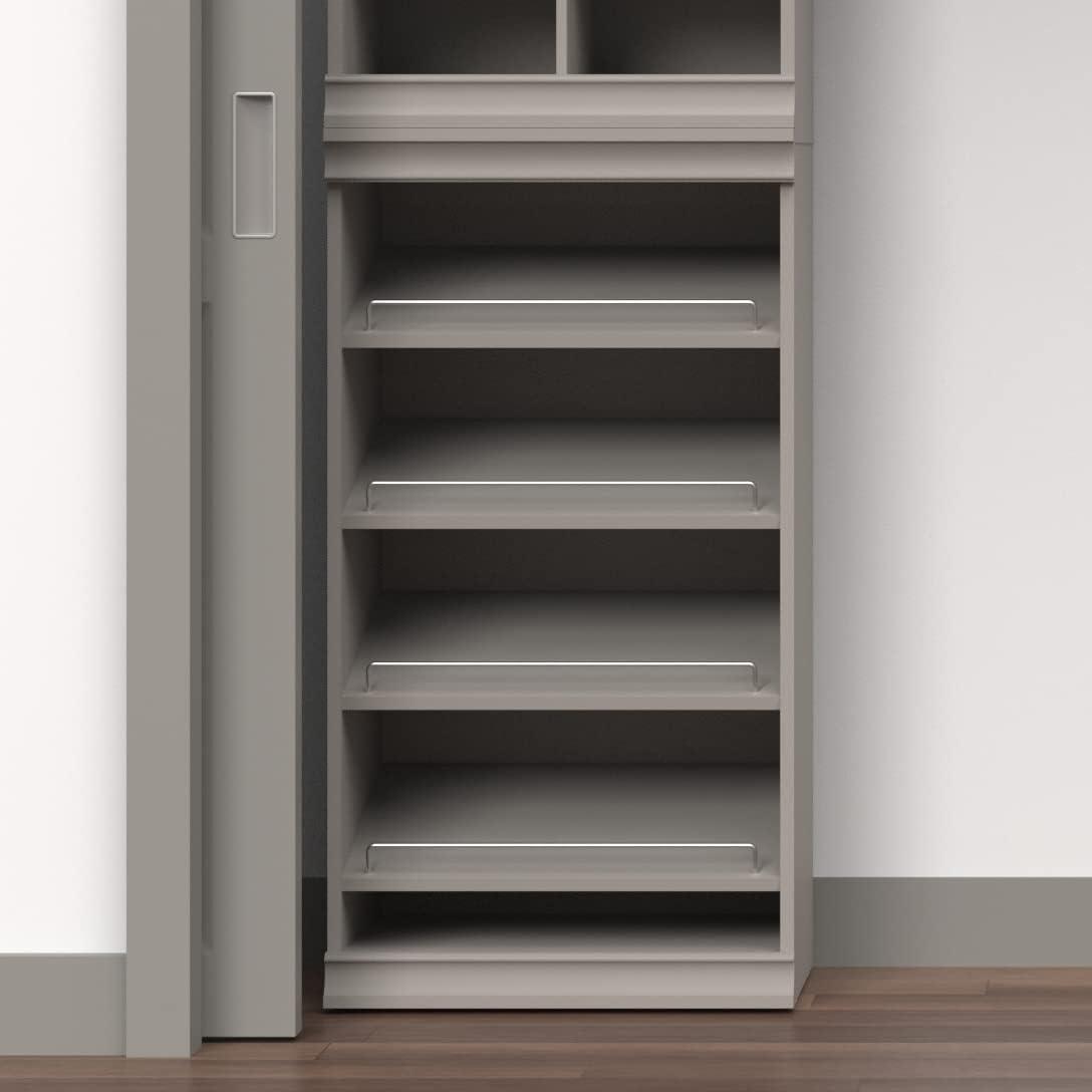 Modular Storage 21.38" W Shoe Shelf Unit with 4 Shelves