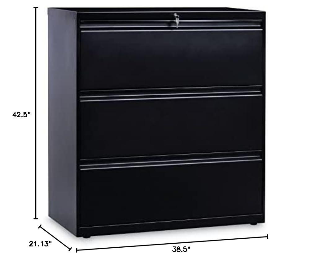 Alera® 36'' Wide 3 -Drawer Steel File Cabinet