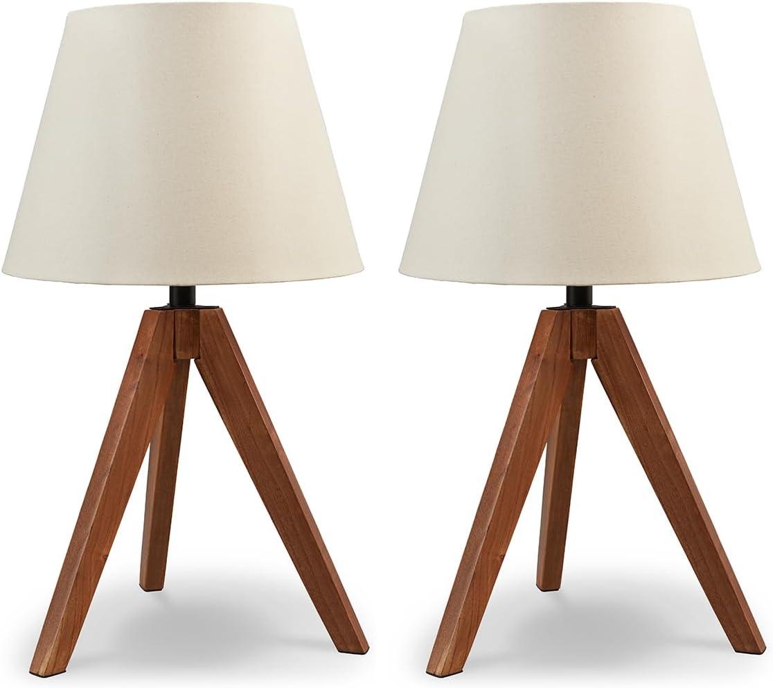 Hacı Solid Wood Tripod Lamp