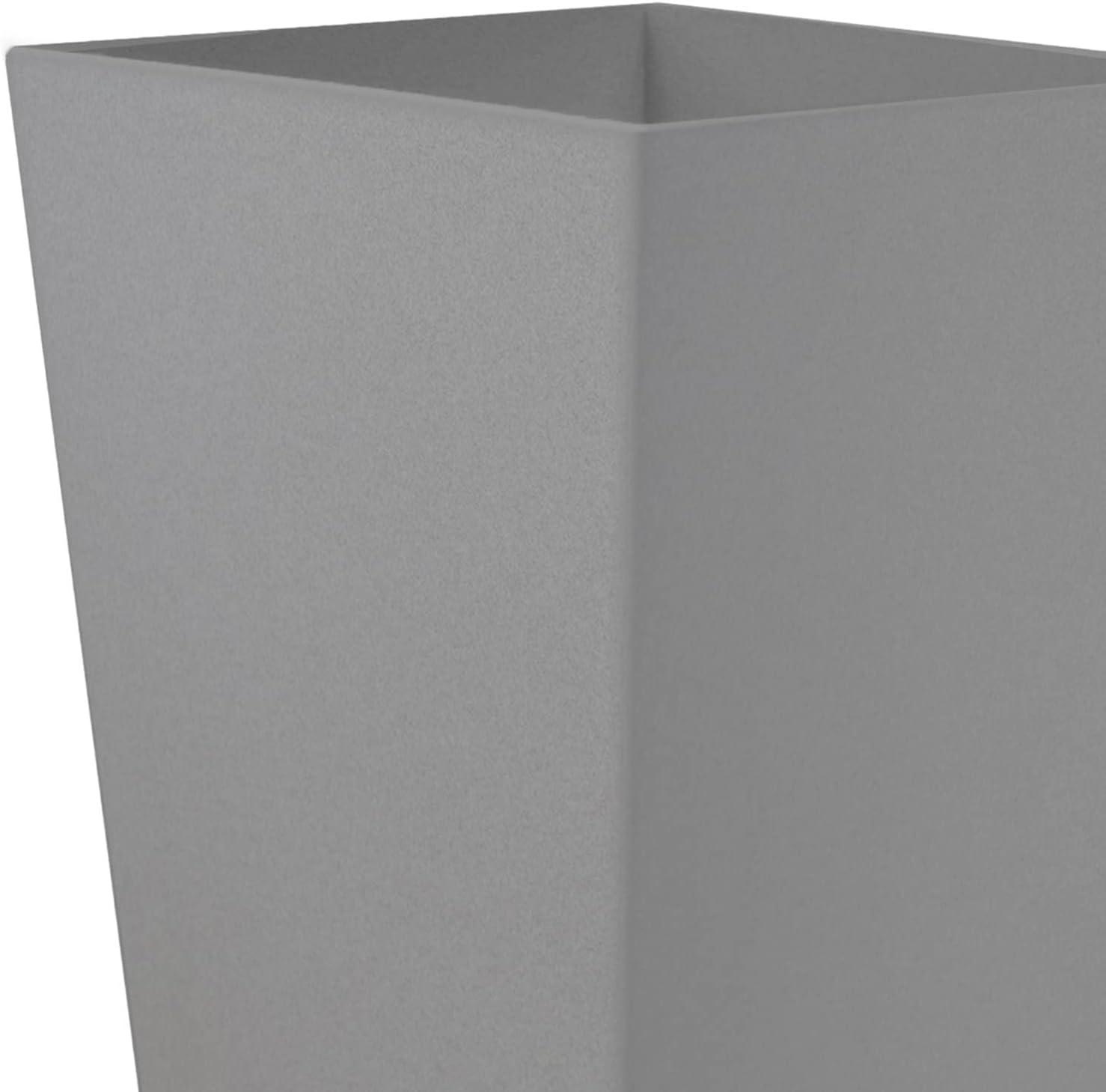 Bloem Finley Modern 20-in Recycled Plastic Indoor/Outdoor Square Vertical Planter