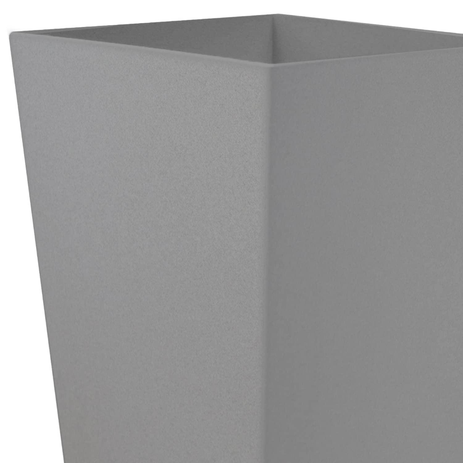 Bloem Finley Modern 20-in Recycled Plastic Indoor/Outdoor Square Vertical Planter
