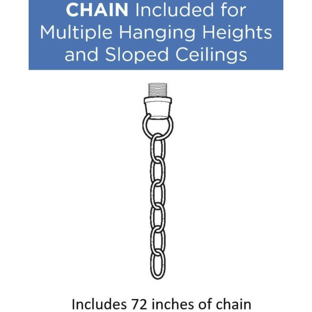 Progress Lighting Replay 3-Light Chandelier, Brushed Nickel, White Glass Shades