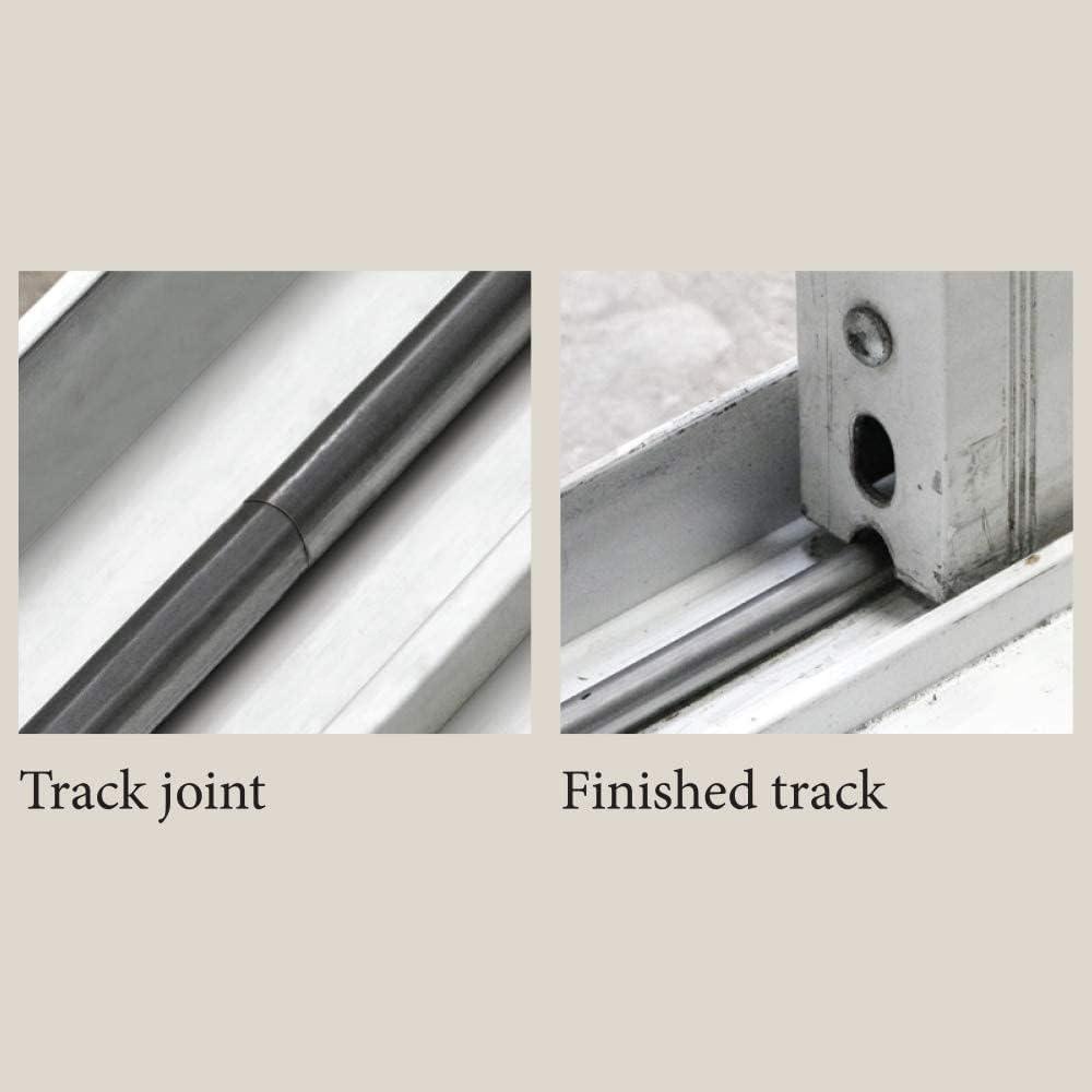 Snap On Repair Track Cover 1/4" for Sliding Patio Glass Screen Doors - Sliding Door Repair Replacement