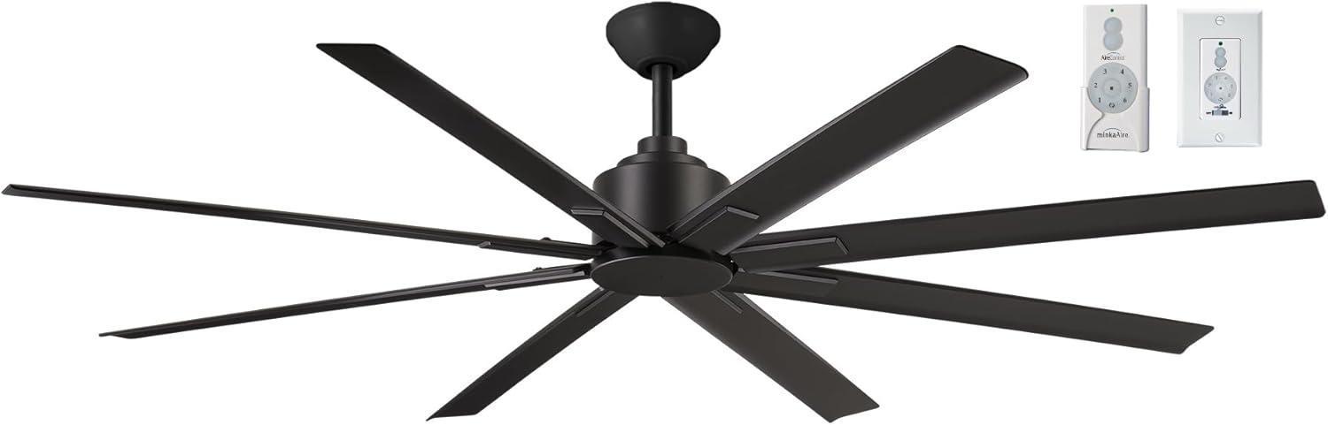 65" 8 - Blade Standard Ceiling Fan with Remote Control