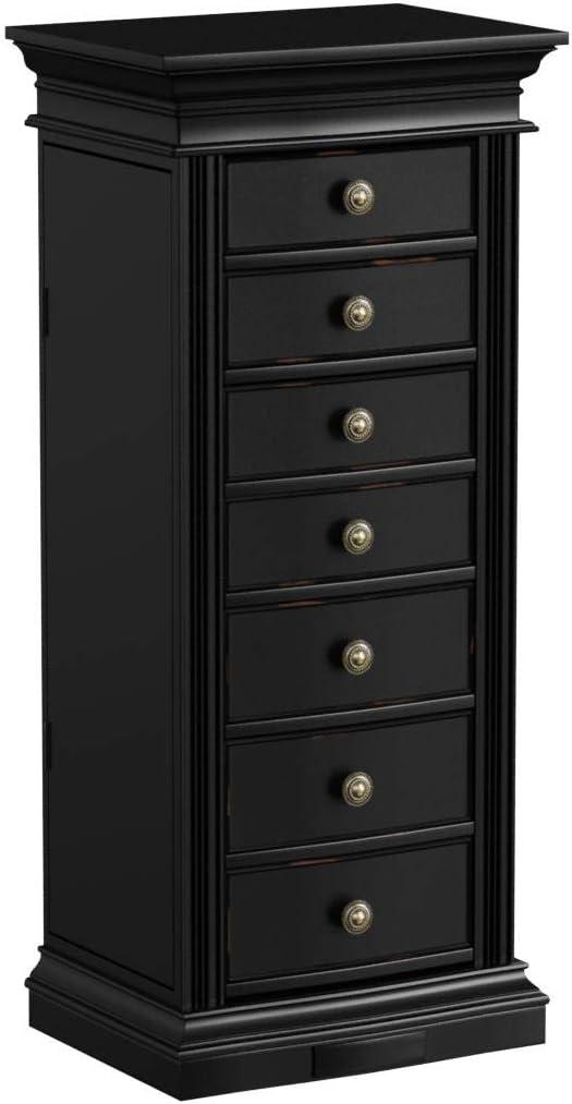 Hives & Honey Landry Black Jewelry Storage Armoire