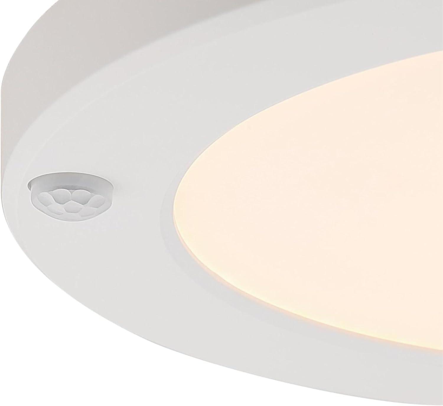 Westinghouse  Lighting 9 Inch 18 Watt LED Indoor Flush Mount Fixture with Motion Sensor and Color Temperature Selectable,White