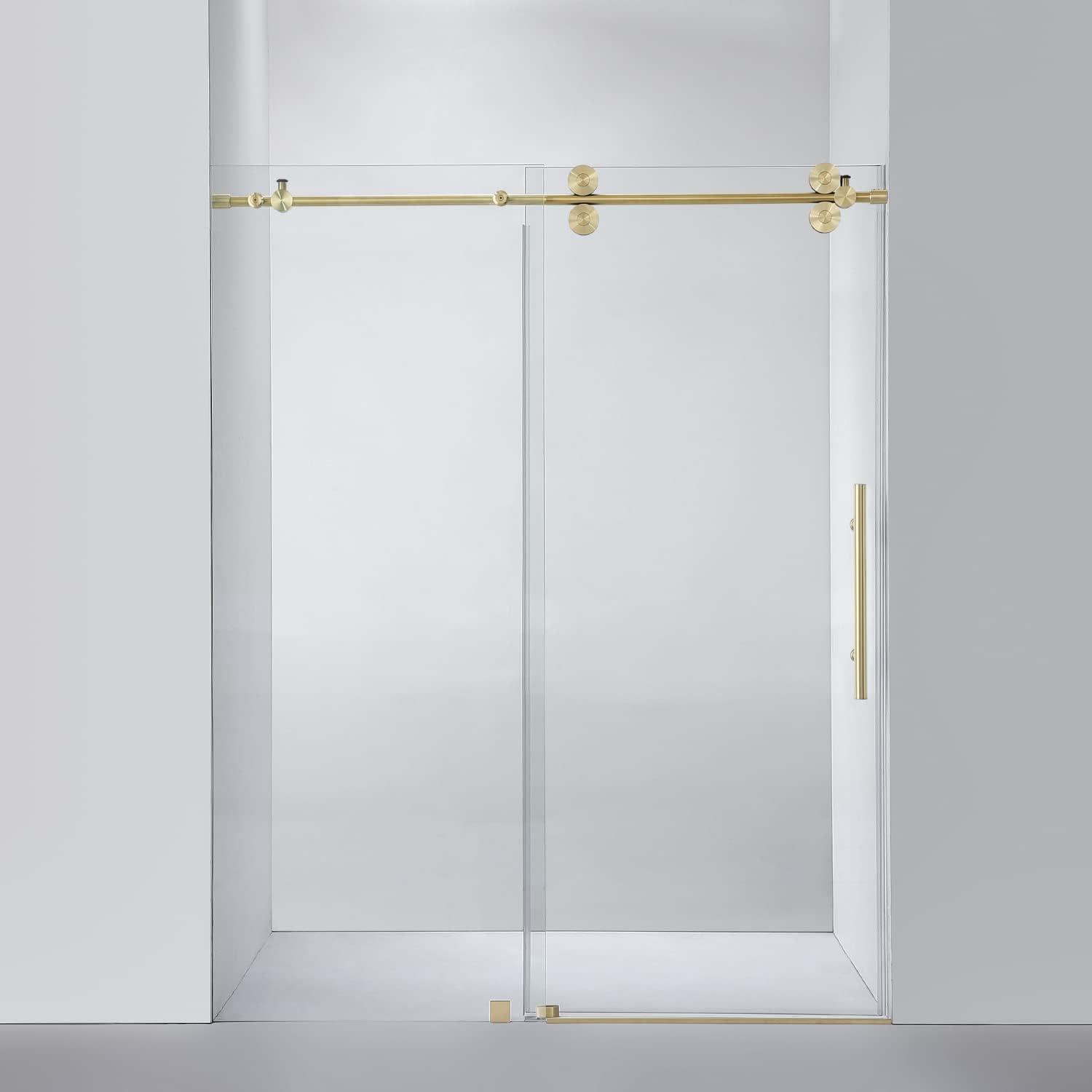 56- 60” W x 78” H Sliding Frameless Shower Door