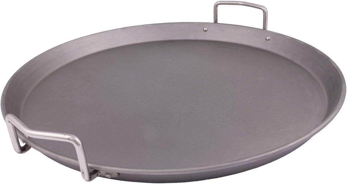 19-Inch Gray Carbon Steel Griddle Pan