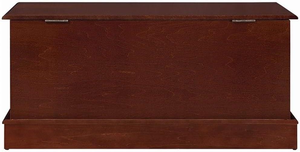 Bowery Hill Rectangular Traditional Wood Cedar Chest in Brown