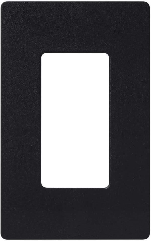 Midnight Black Satin 1-Gang Decorator Wallplate