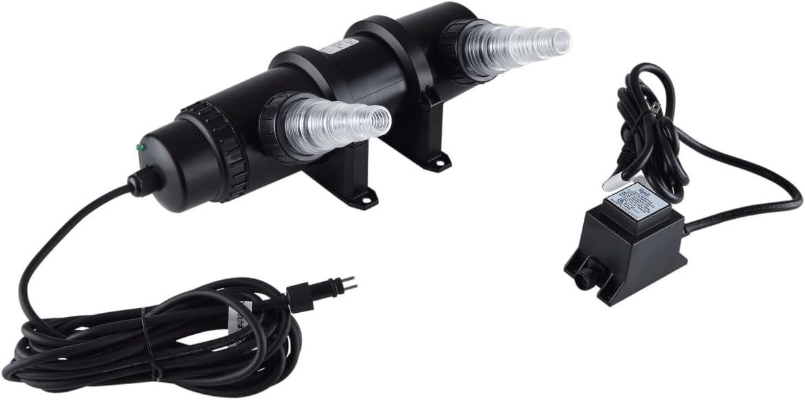 9Watt UV Clarifier Black - Alpine Corporation: ABS Material, Outdoor Fountain Accessory, 1 Year Warranty