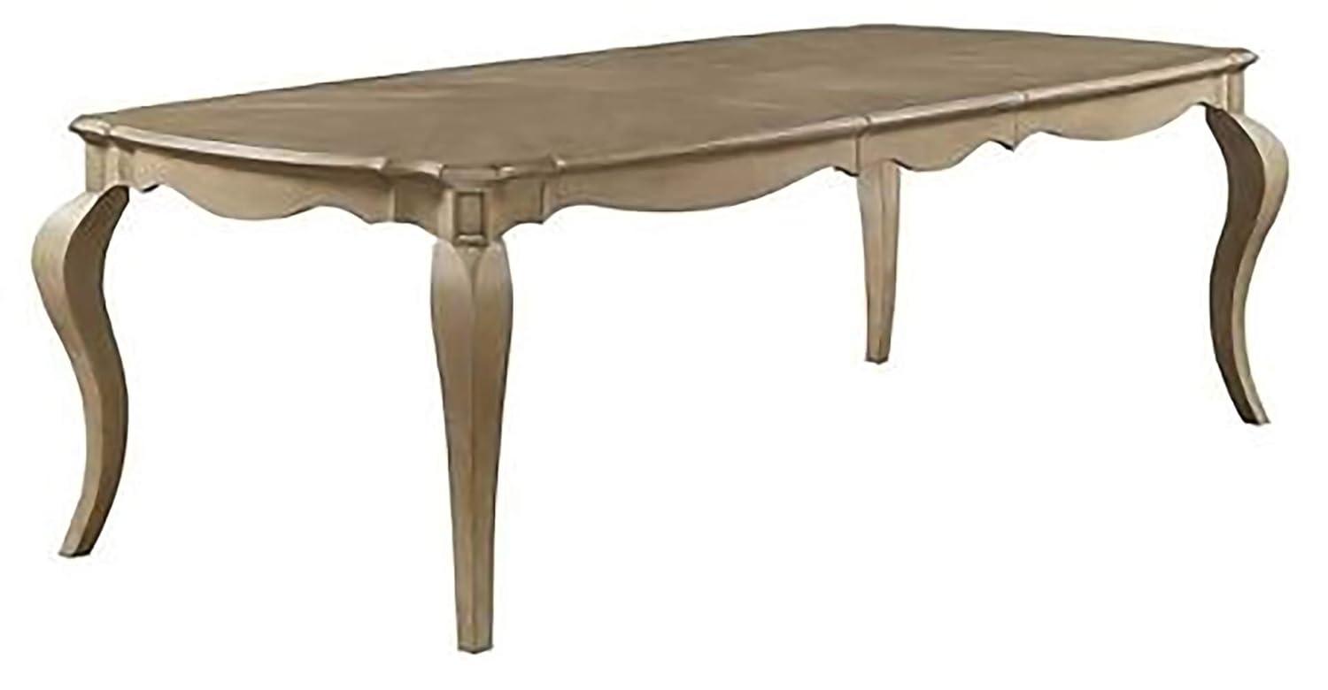 Acme Furniture Chelmsford Dining Table in Antique Taupe Finish Indoor