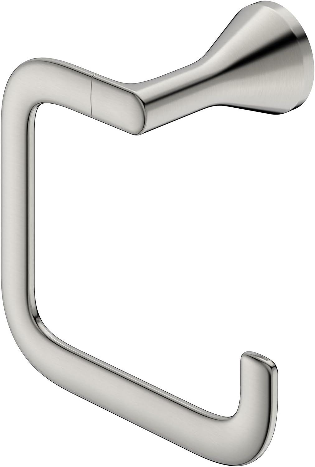 Brushed Nickel Wall Mounted Towel Ring