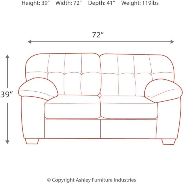 Signature Design by Ashley Accrington Loveseat in Granite