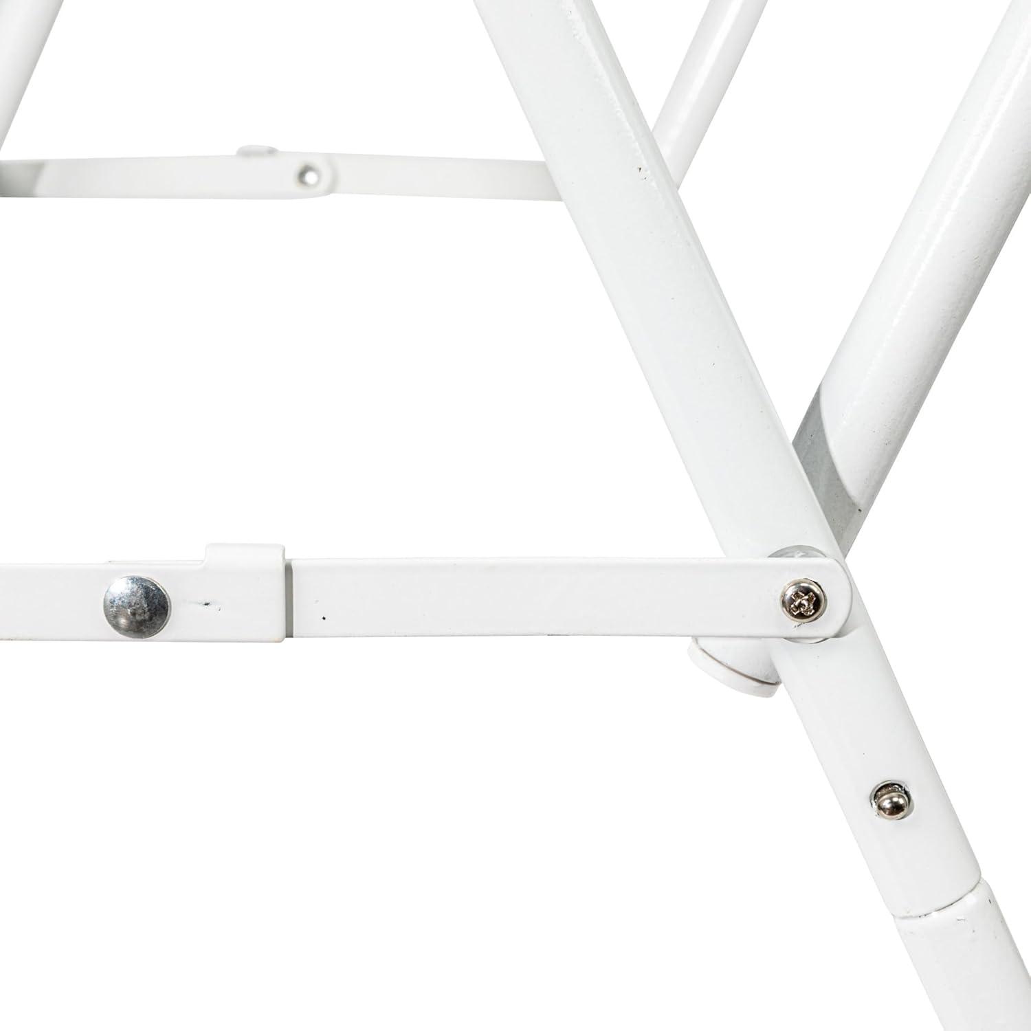 Household Essentials Clothes Drying Rack, Foldable, Expandable and Collapsible Laundry Drying Rack, White