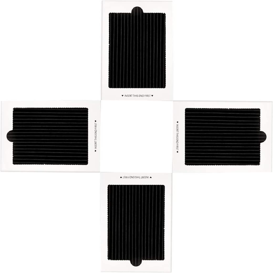 4Pcs  Activated Carbon  For Frigidaire Air Filter  Replacement Refrigerator Pure Air，Also Fits Electrolux Part # EAFCBF