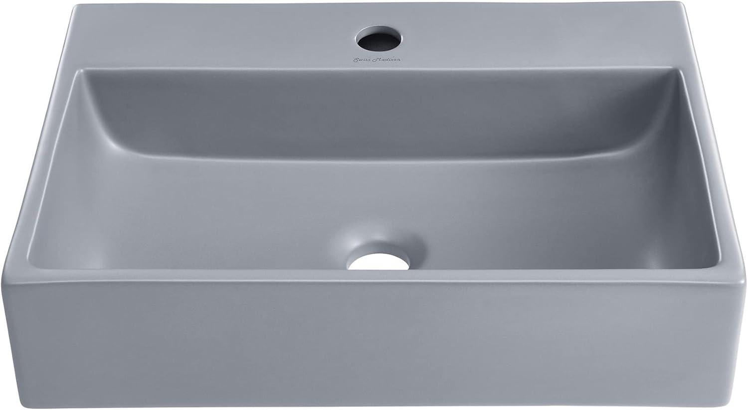 Claire 20 Rectangle Ceramic Vessel Sink