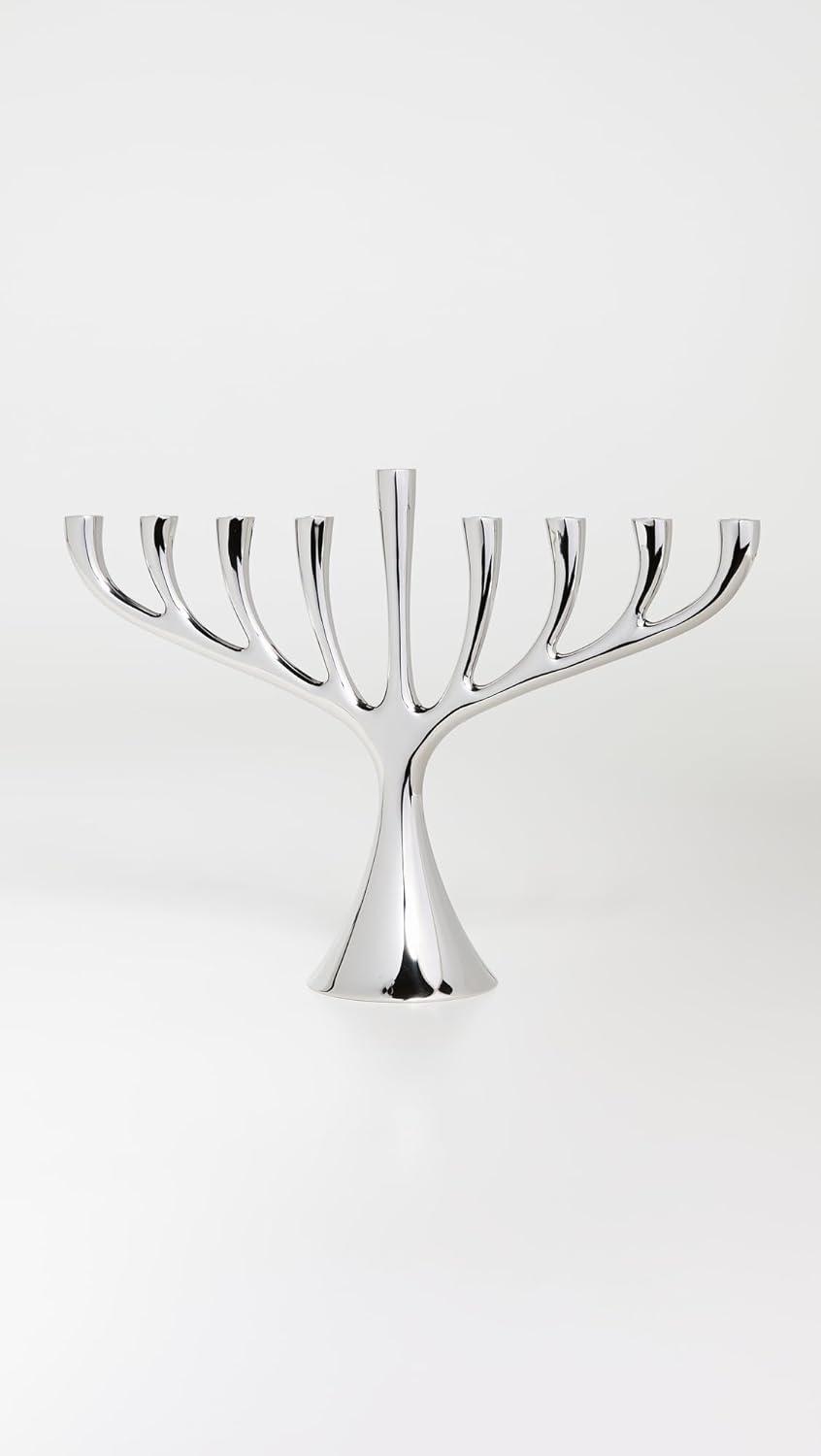 Stainless Steel Minimalist Hanukkah Menorah