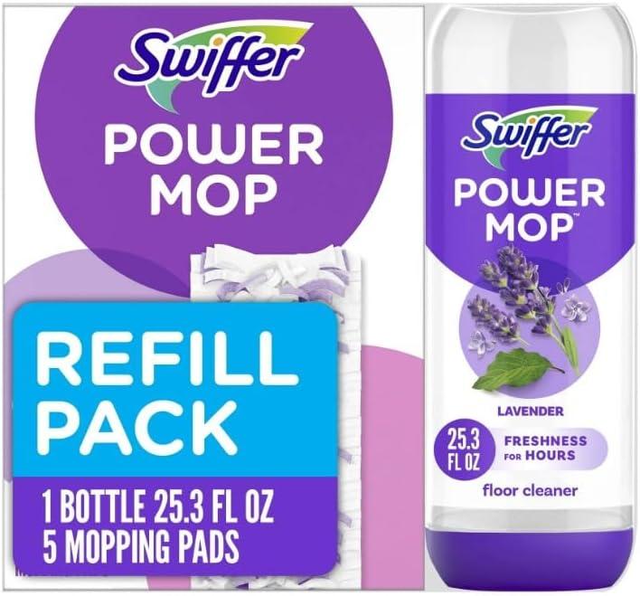 Swiffer Power Mop Multi-Surface Mopping Pad Refills for Floor Cleaning - 5ct