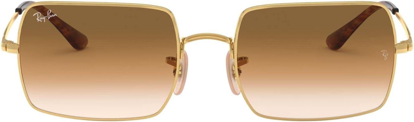 Ray-Ban RB1969 54mm Adult Rectangle Sunglasses Light Brown Gradient Lens