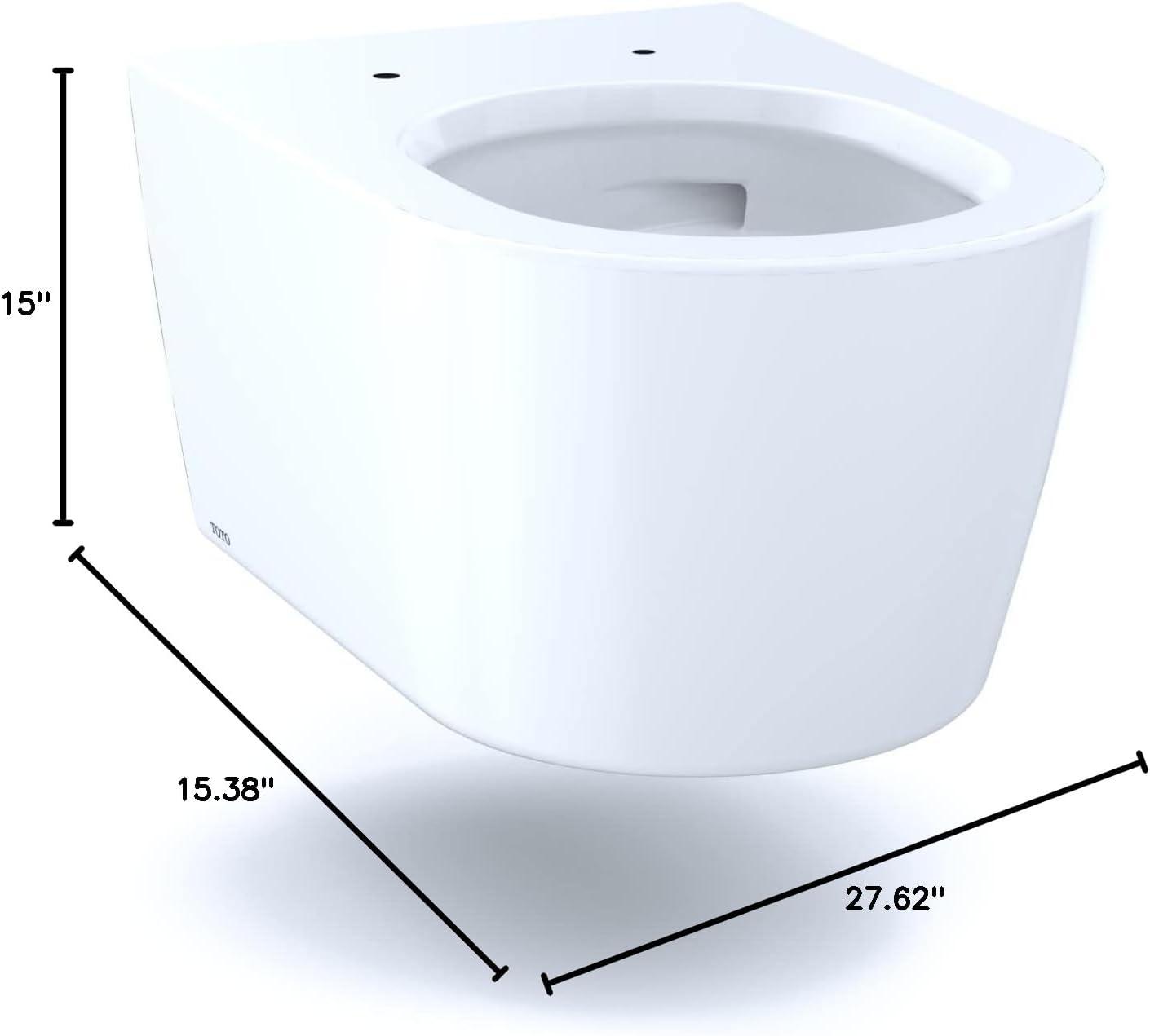 RP™ Dual-Flush Elongated Wall Hung Toilet with High Efficiency Flush (Seat Not Included)