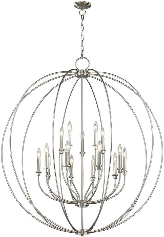 Livex Lighting - Milania - 15 Light Foyer Chandelier in Farmhouse Style - 42