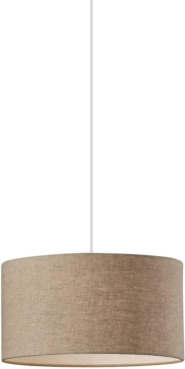 Harvest Drum Pendant Natural - Adesso