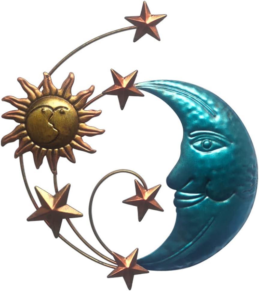 Metal Moon And Sun Wall Decor Sun Moon Star Home Wall Art Decor