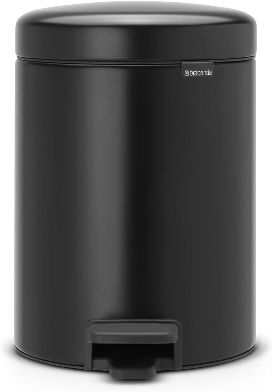 Brabantia NewIcon Step On Trash Can, 1.3 Gallon (5 Liter)