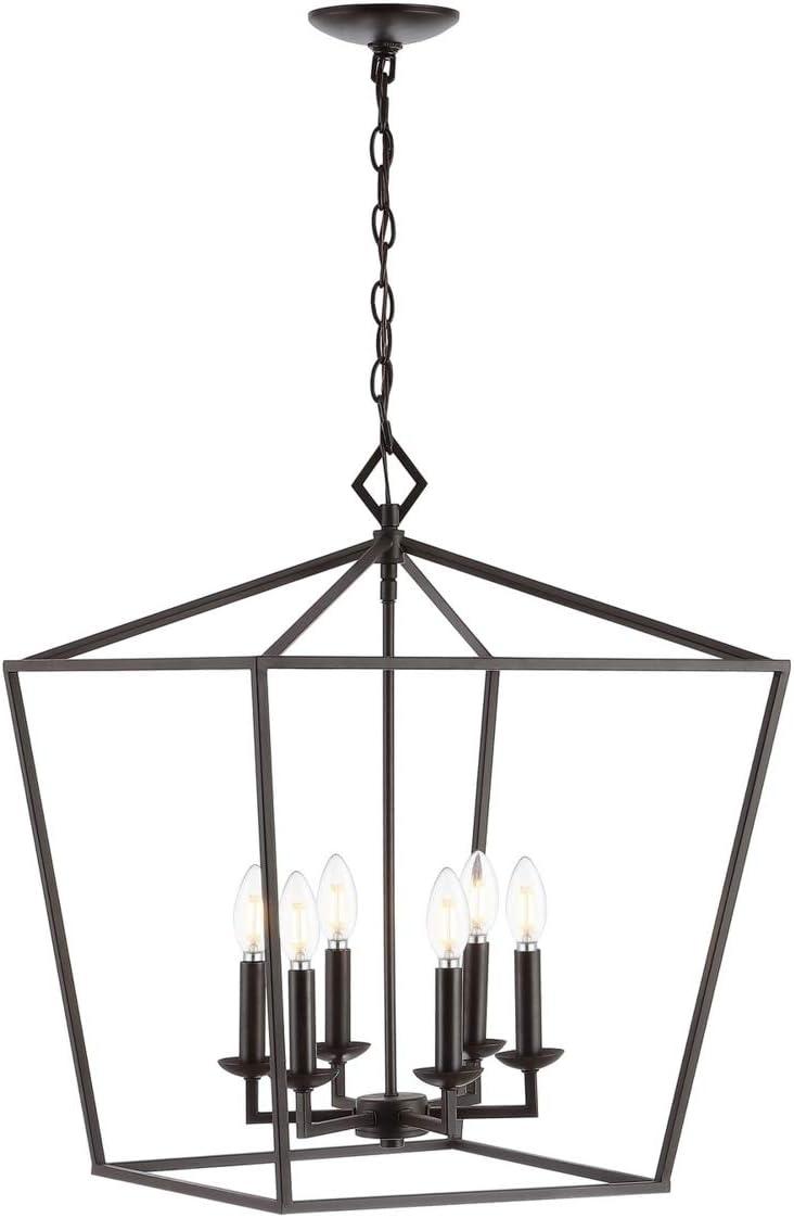 Classic 6-Light Oil-Rubbed Bronze Pendant LED Fixture