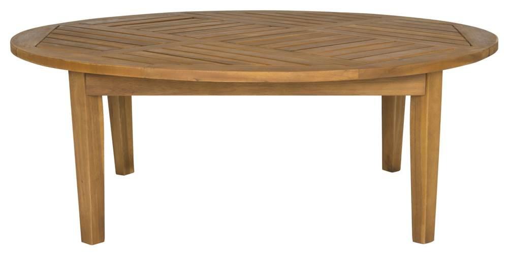 Danville Round Table - Indoor/Outdoor - PAT6715 - Natural - Safavieh