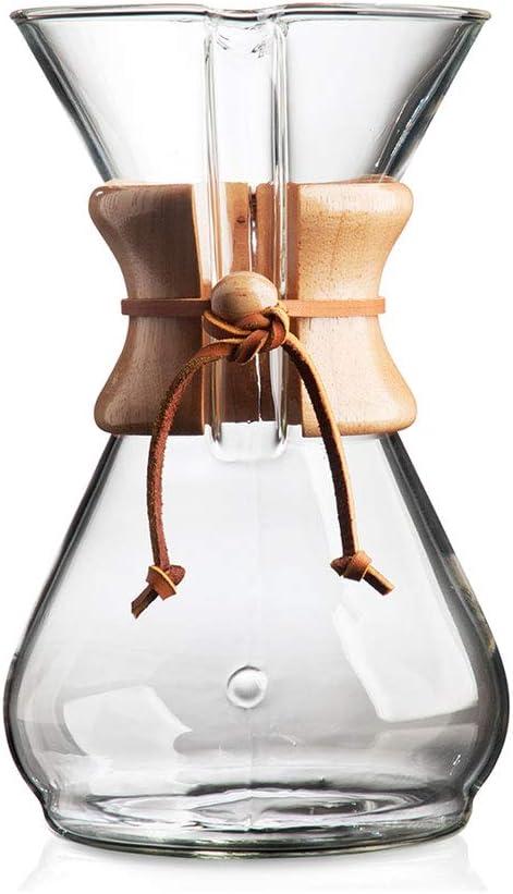 Chemex ® 8-Cup Glass Pour-Over Coffee Maker with Natural Wood Collar