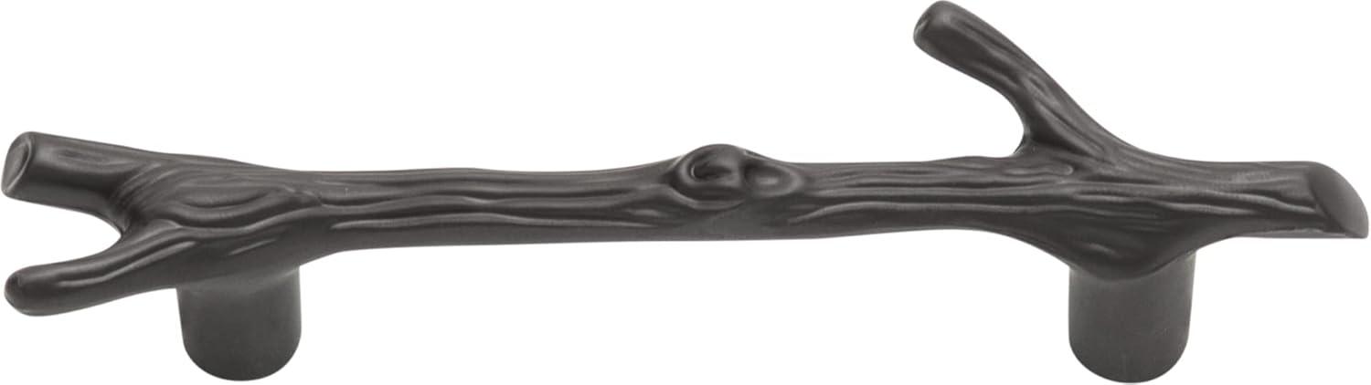 Burnished Bronze 3-Inch Twig Designer Bar Pull