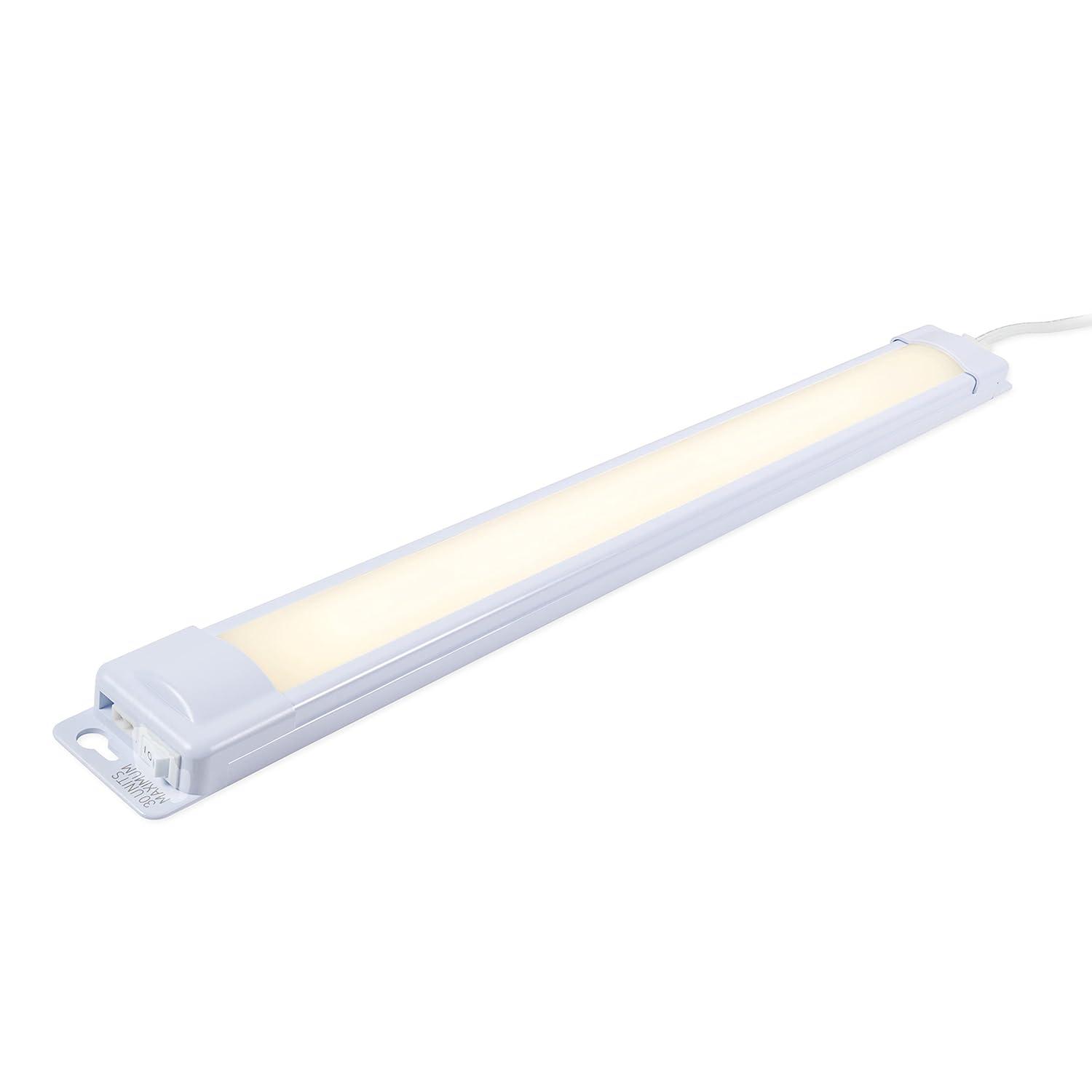 Enbrighten 18-inch Plug-In Linkable LED Under Cabinet Light Fixture