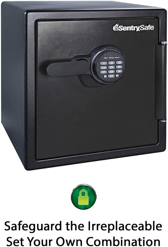 SentrySafe SFW123ES Water and Fire Resistant Safe with Digital Keypad Lock, 1.23 Cu. ft.