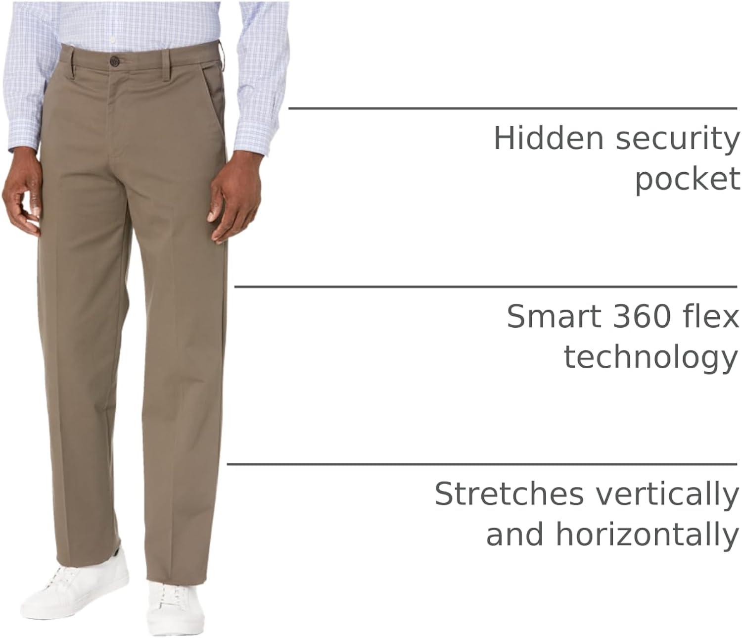 Dockers Men's Straight Fit Workday Khaki Smart 360 Flex Pants (Regular and Big & Tall)