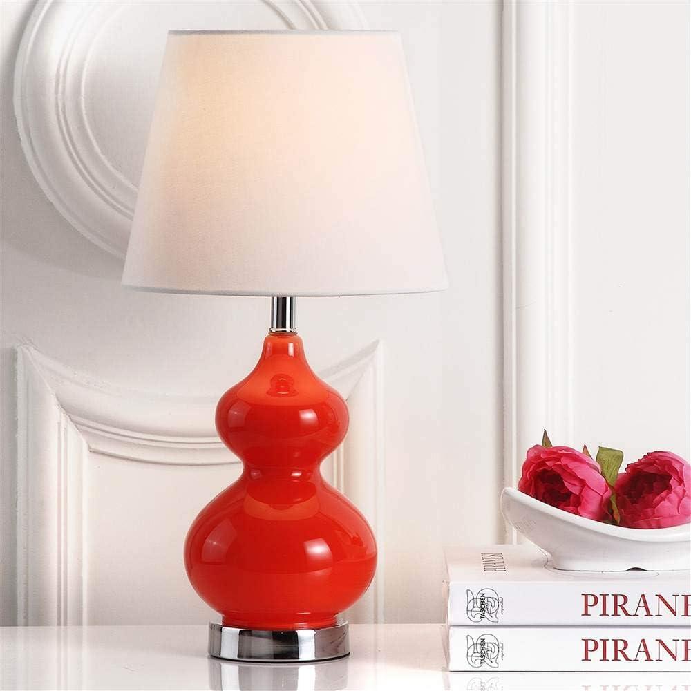 Eva Double Mini Table Lamp - KID4086 - Orange - Safavieh Kids