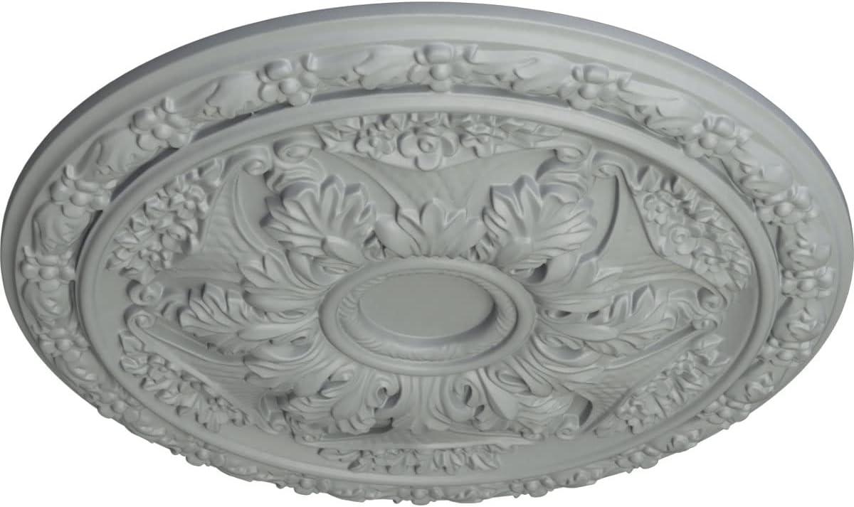 Ekena Millwork 20"OD x 1 5/8"P Baile Ceiling Medallion (Fits Canopies up to 3 1/4")