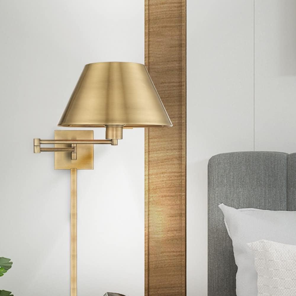 Livex Lighting 1 - Light Wall Light in  Brushed Nickel